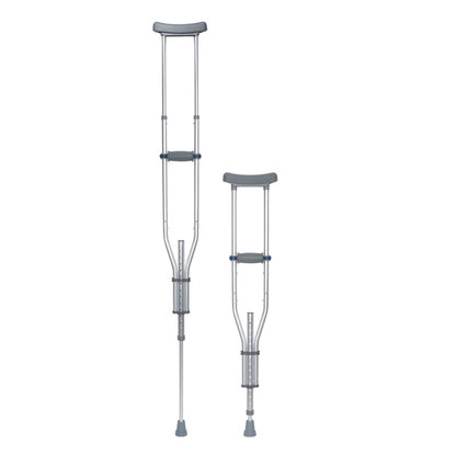 Universal Aluminum Crutch with Accessories