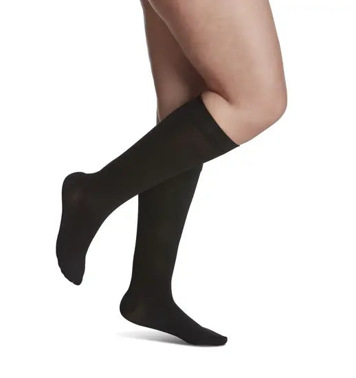 Sigvaris Compression Socks, Soft Opaque 840 Calf Compression Stockings 20-30mmHg